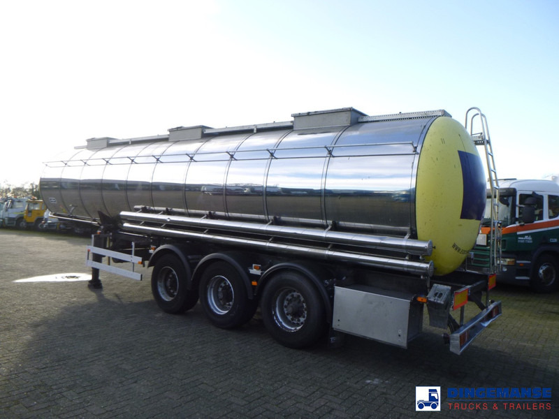 Van Hool Chemical tank inox 30 m3 / 3 comp - Remorque citerne: photos 3 Van Hool Chemical tank inox 30 m3 / 3 comp - Remorque citerne: photos 3
