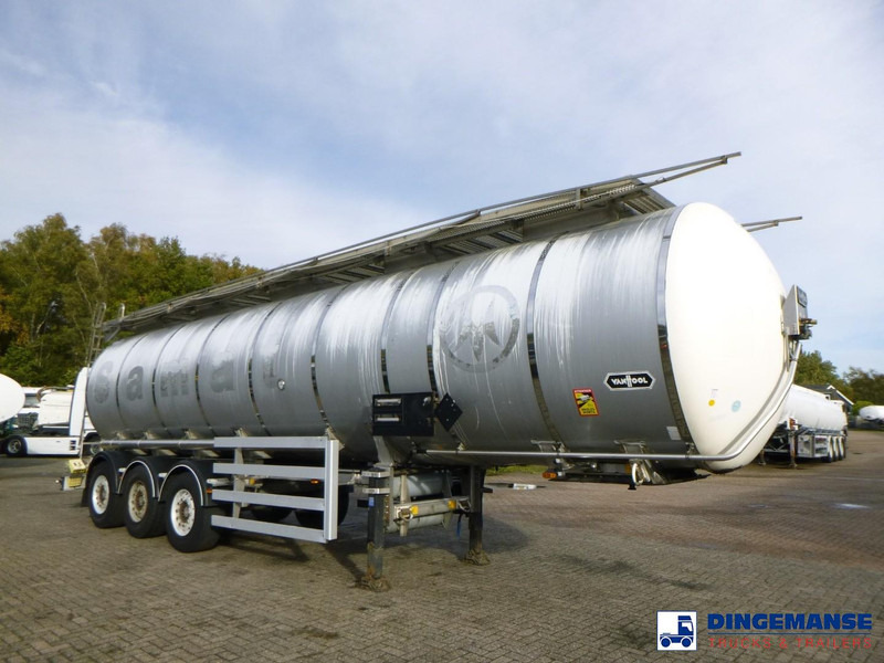 Van Hool Chemical tank inox L4BH 37.5 m3 / 1 comp - Semi-remorque citerne: photos 2 Van Hool Chemical tank inox L4BH 37.5 m3 / 1 comp - Semi-remorque citerne: photos 2