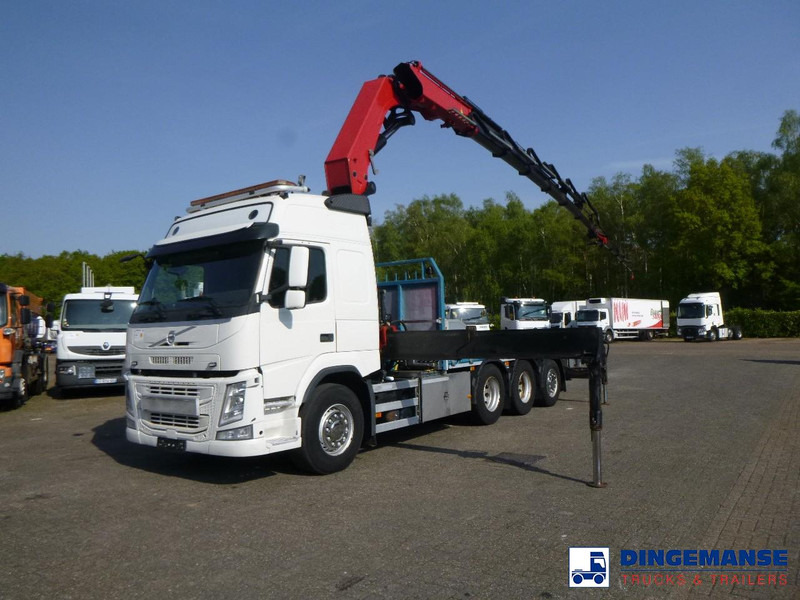 Volvo FM 500 8x4 + HMF 5020 K6 + Jib FJ1000 K5 - Camion grue: photos 1 Volvo FM 500 8x4 + HMF 5020 K6 + Jib FJ1000 K5 - Camion grue: photos 1