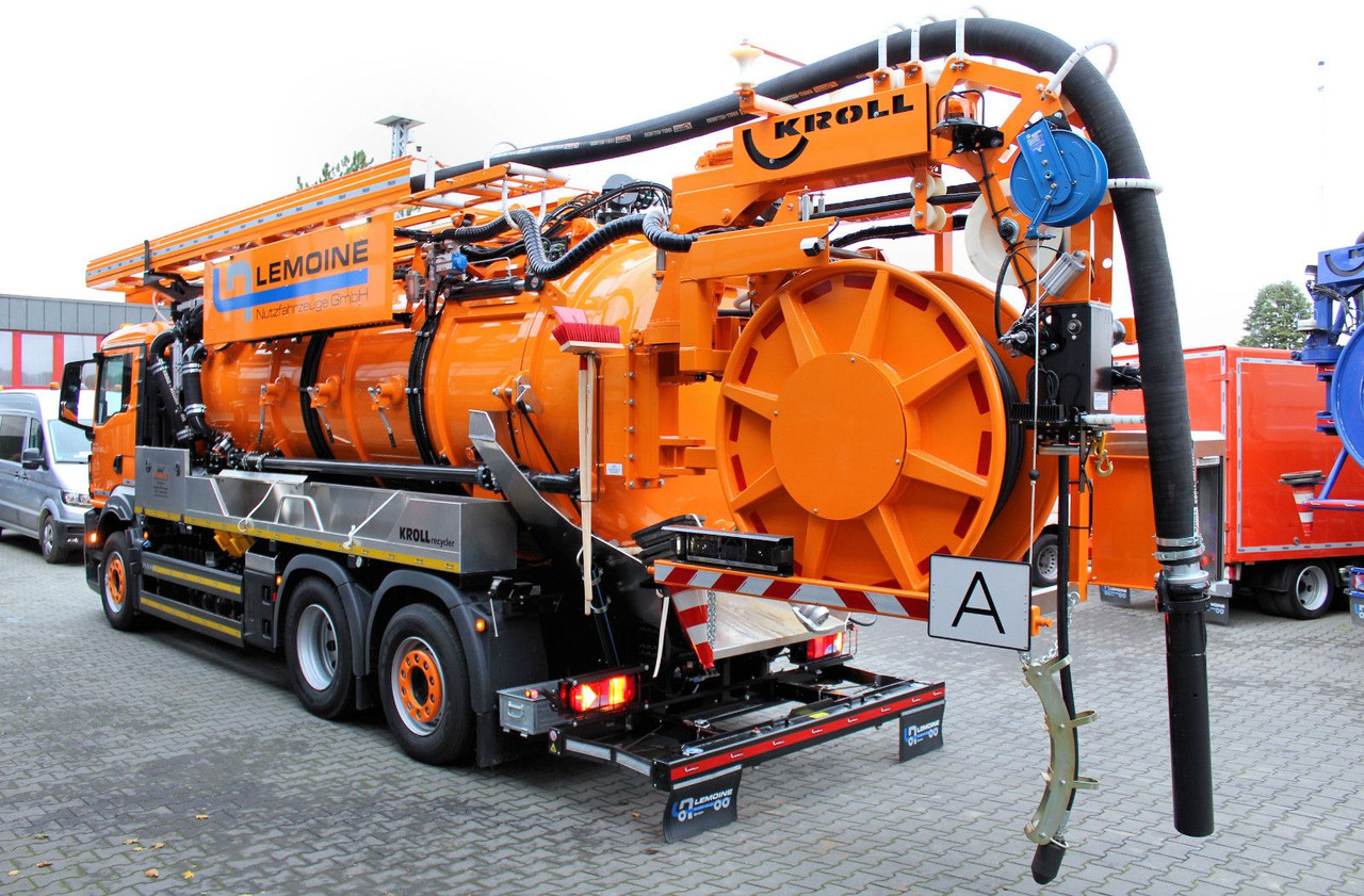 Camion vidangeur MAN TGS 26.480 6x2 Kroll 13m³ WRG Wasserrückgewinner: photos 6