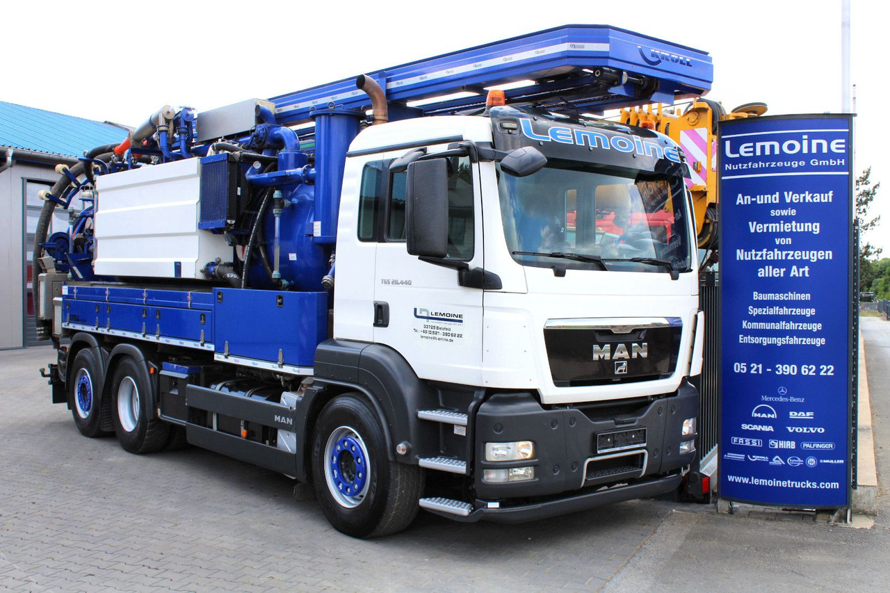 MAN TGS 28.440 6x2 Kroll 14,5m³ W-Rückgewinner KOMBI - Camion vidangeur: photos 1 MAN TGS 28.440 6x2 Kroll 14,5m³ W-Rückgewinner KOMBI - Camion vidangeur: photos 1