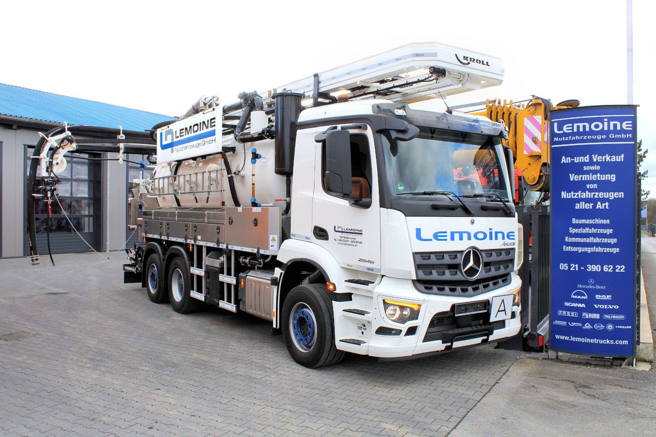 Mercedes-Benz 6x2 KROLL 14m³ HD-Kombi Wasserrückgewinner WRG - Camion vidangeur: photos 1 Mercedes-Benz 6x2 KROLL 14m³ HD-Kombi Wasserrückgewinner WRG - Camion vidangeur: photos 1