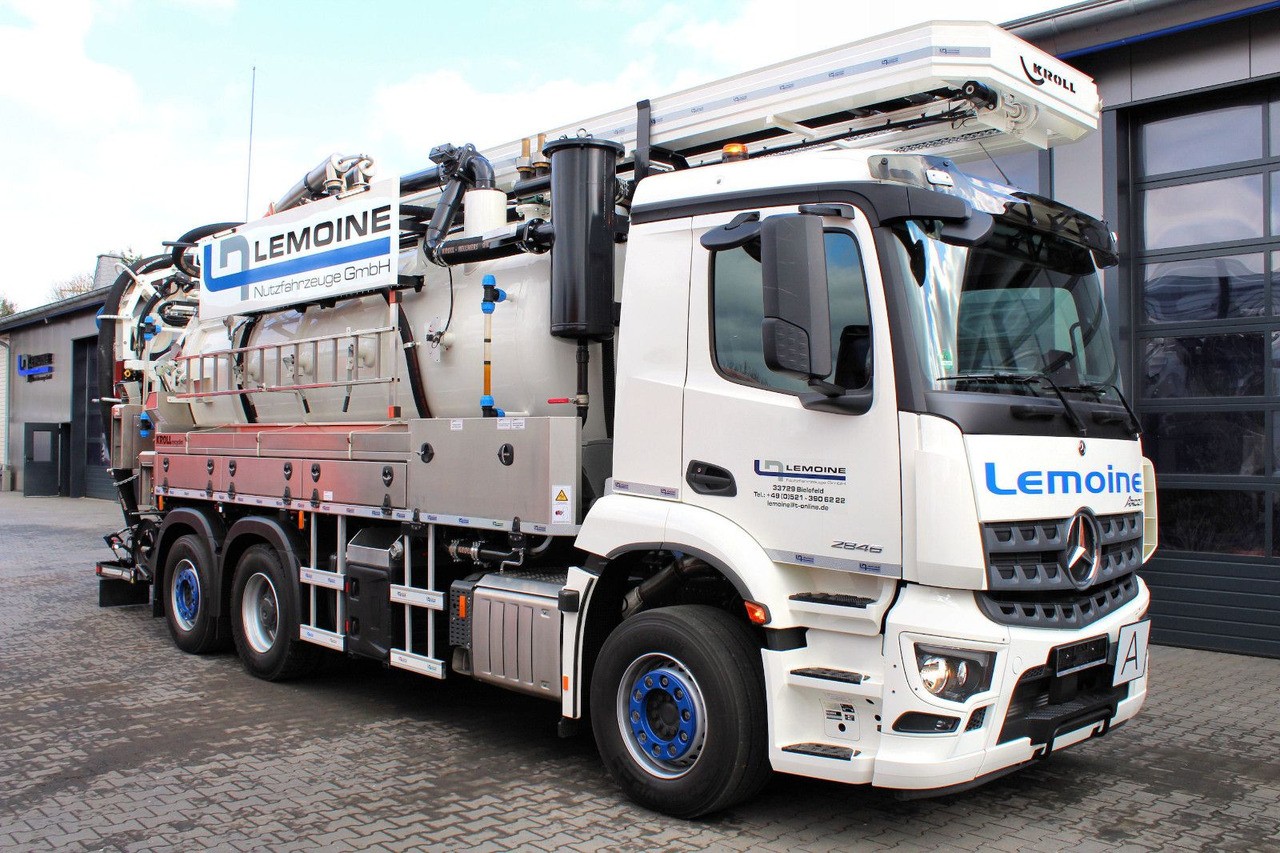 Mercedes-Benz AROCS 2546 6x2 Kroll 14m³ WRG Wasserrückgewinner - Camion vidangeur: photos 2 Mercedes-Benz AROCS 2546 6x2 Kroll 14m³ WRG Wasserrückgewinner - Camion vidangeur: photos 2