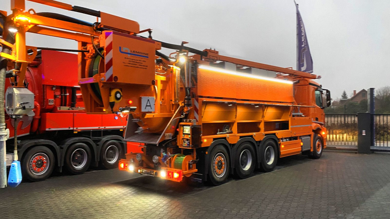 Mercedes-Benz Arocs 3551 8x4 Müller 16mCanalmaster F160EWA WRG - Camion vidangeur: photos 2 Mercedes-Benz Arocs 3551 8x4 Müller 16mCanalmaster F160EWA WRG - Camion vidangeur: photos 2