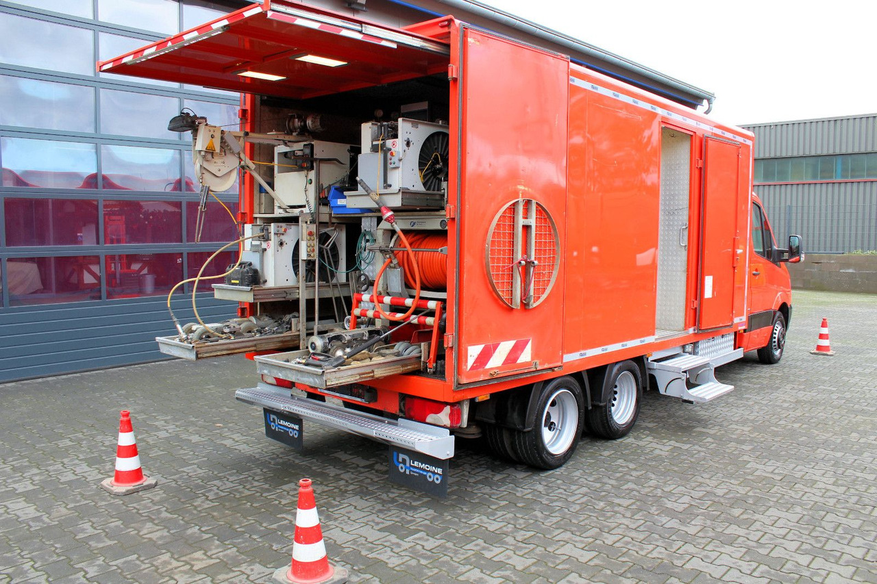 Mercedes-Benz Sprinter 719 V6 CDI 2m³HD-Spül+IBAK TV-Kanal 3D - Camion vidangeur: photos 1 Mercedes-Benz Sprinter 719 V6 CDI 2m³HD-Spül+IBAK TV-Kanal 3D - Camion vidangeur: photos 1