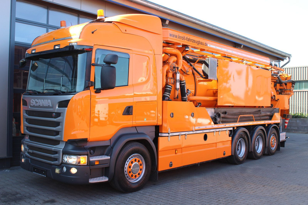 Scania R450 8x4 Kroll 19m³ Wasserrückgewinner Kombi-HD - Camion vidangeur: photos 4 Scania R450 8x4 Kroll 19m³ Wasserrückgewinner Kombi-HD - Camion vidangeur: photos 4
