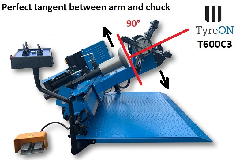 T600C3 truck tire changer - 26 Inch - super singles - wide base tires - fully automatic - power 2.2kW+2.2kW - Équipement de garage: photos 4 T600C3 truck tire changer - 26 Inch - super singles - wide base tires - fully automatic - power 2.2kW+2.2kW - Équipement de garage: photos 4