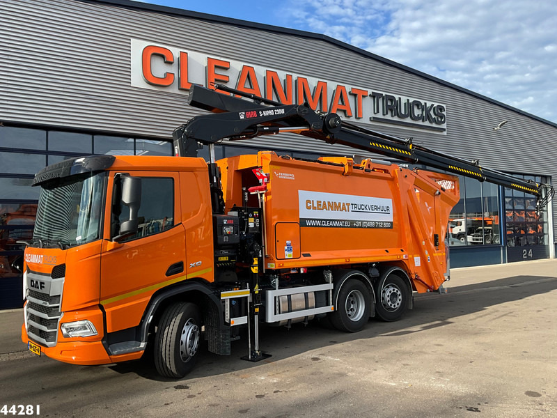 DAF FAN XD 340 Euro 6 Hiab 23 Tonmeter laadkraan - Benne à ordures ménagères: photos 1 DAF FAN XD 340 Euro 6 Hiab 23 Tonmeter laadkraan - Benne à ordures ménagères: photos 1