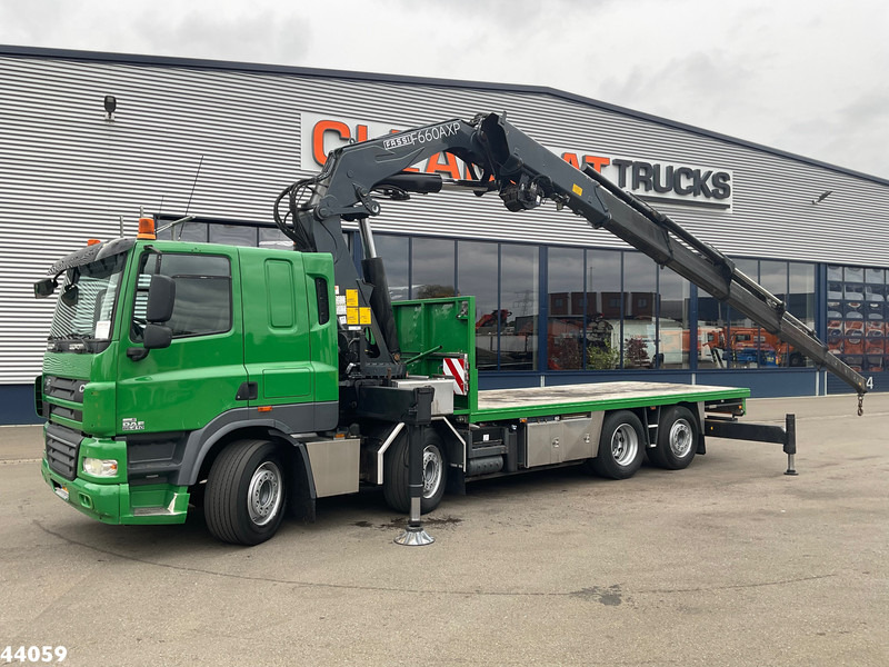 Camion grue DAF FAX 85 CF 410 Euro 5 Fassi 66 Tonmeter laadkraan: photos 1