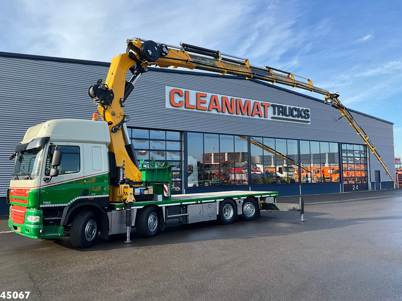 DAF FAX 85 CF 410 HMF 85 Tonmeter laadkraan + Fly-jib - Camion grue: photos 1 DAF FAX 85 CF 410 HMF 85 Tonmeter laadkraan + Fly-jib - Camion grue: photos 1