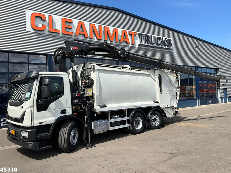 Ginaf C 3128 NF Euro 6 Hiab 21 Tonmeter laadkraan Just 109.083 Km! - Benne à ordures ménagères: photos 1 Ginaf C 3128 NF Euro 6 Hiab 21 Tonmeter laadkraan Just 109.083 Km! - Benne à ordures ménagères: photos 1