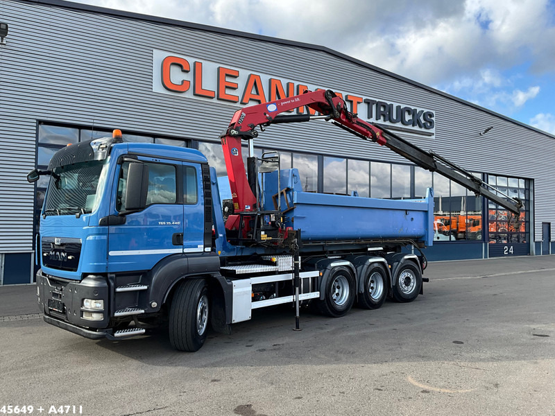 MAN TGS 35.440 8x4 HMF 17 Tonmeter laadkraan - Camion ampliroll: photos 1 MAN TGS 35.440 8x4 HMF 17 Tonmeter laadkraan - Camion ampliroll: photos 1