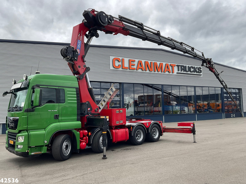 MAN TGS 35.500 8x4 HMF 95 Tonmeter laadkraan bj. 2019! - Camion grue: photos 1 MAN TGS 35.500 8x4 HMF 95 Tonmeter laadkraan bj. 2019! - Camion grue: photos 1
