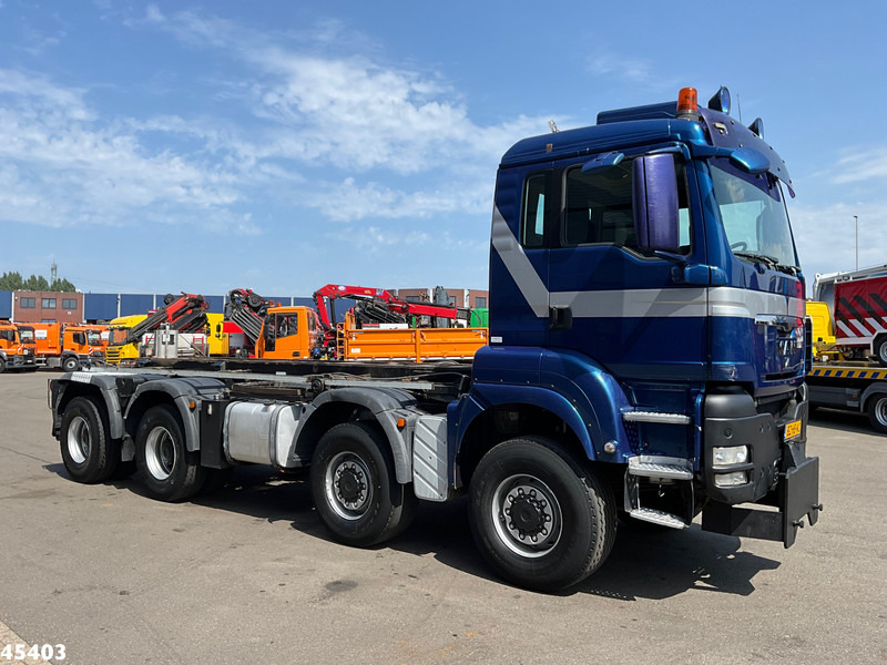 Camion - système de câble MAN TGS 43.440 8x8 HTS 30 Ton containersysteem + Vossebelt 20m³ container: photos 8