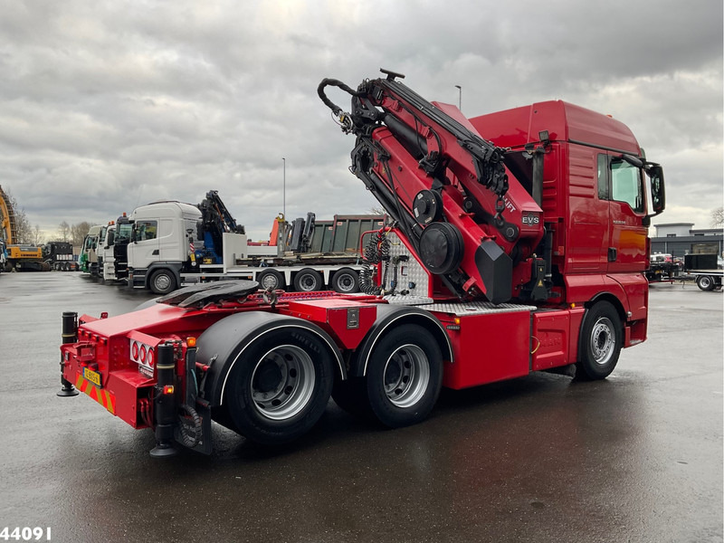 MAN TGX 28.510 HMF 50 Tonmeter laadkraan + Fly-Jib - Camion grue: photos 5 MAN TGX 28.510 HMF 50 Tonmeter laadkraan + Fly-Jib - Camion grue: photos 5