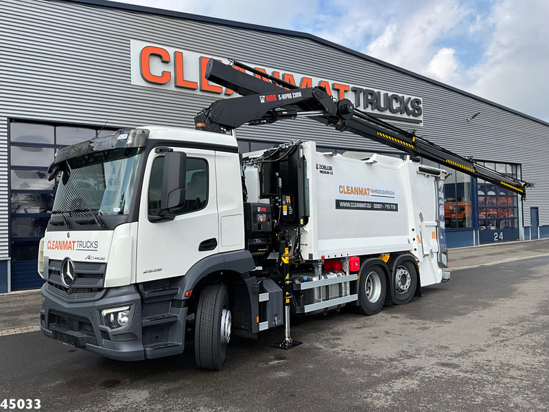 Mercedes-Benz Actros 2536 Hiab 23 Tonmeter laadkraan - Benne à ordures ménagères: photos 1 Mercedes-Benz Actros 2536 Hiab 23 Tonmeter laadkraan - Benne à ordures ménagères: photos 1