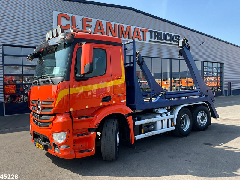 Mercedes-Benz Antos 2542 6x2 Euro 6 Hyva 18 portaalarmsysteem - Camion multibenne: photos 1 Mercedes-Benz Antos 2542 6x2 Euro 6 Hyva 18 portaalarmsysteem - Camion multibenne: photos 1
