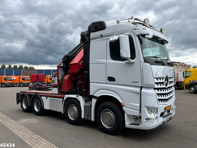Mercedes-Benz Arocs 3251 8x4 Euro 6 Retarder HMF 85 Tonmeter laadkraan Fly-Jib - Camion grue: photos 4 Mercedes-Benz Arocs 3251 8x4 Euro 6 Retarder HMF 85 Tonmeter laadkraan Fly-Jib - Camion grue: photos 4
