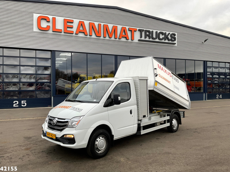 Benne à ordures ménagères SAIC Maxus EV80 LWB Veegvuilkipper 100% elektrisch Just 12.225 km!: photos 1