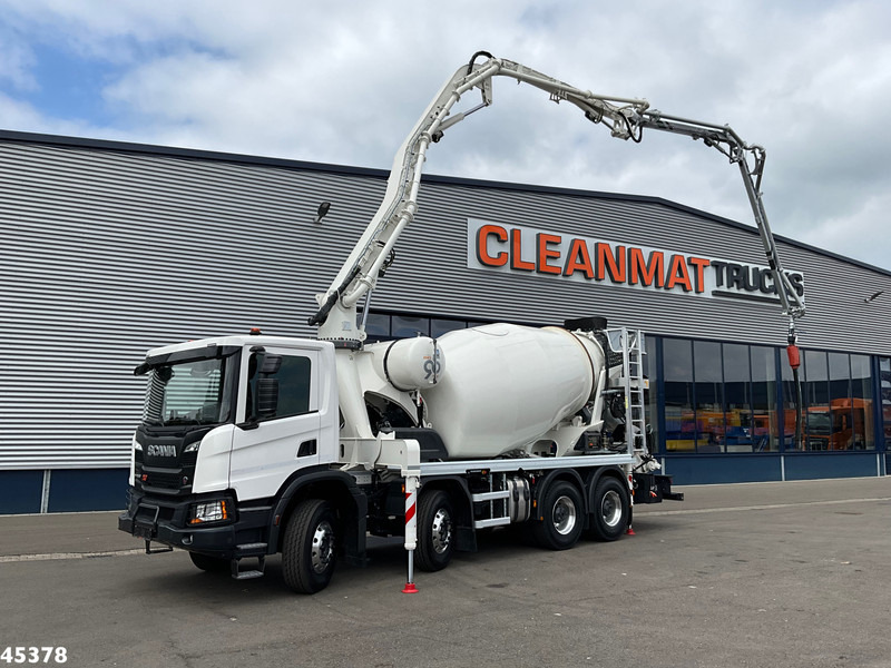 Scania P 450 XT 8x4 Euro 6 Retarder CIFA 7m³ Mixer + Pumi Pump 25 m³ NEW & UNUSED! - Camion malaxeur: photos 1 Scania P 450 XT 8x4 Euro 6 Retarder CIFA 7m³ Mixer + Pumi Pump 25 m³ NEW & UNUSED! - Camion malaxeur: photos 1