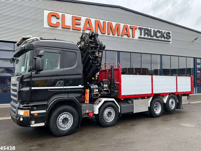 Scania R 480 8x2 Retarder Hiab 47 Tonmeter laadkraan + Fly-Jib! Just 242.931 km! - Camion grue: photos 2 Scania R 480 8x2 Retarder Hiab 47 Tonmeter laadkraan + Fly-Jib! Just 242.931 km! - Camion grue: photos 2