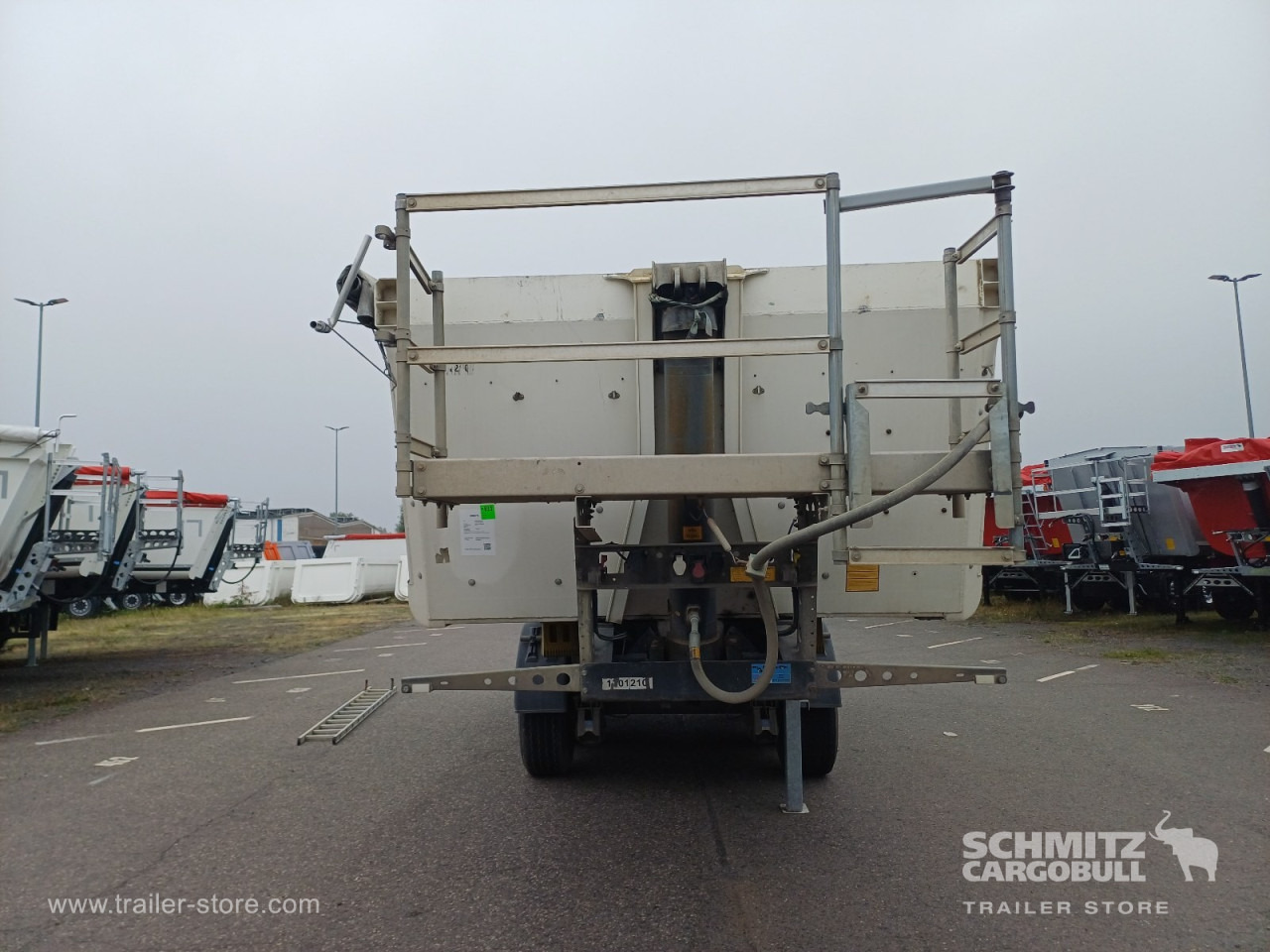 Semi-remorque benne SCHMITZ Auflieger Kipper Alukastenmulde 24m³: photos 9