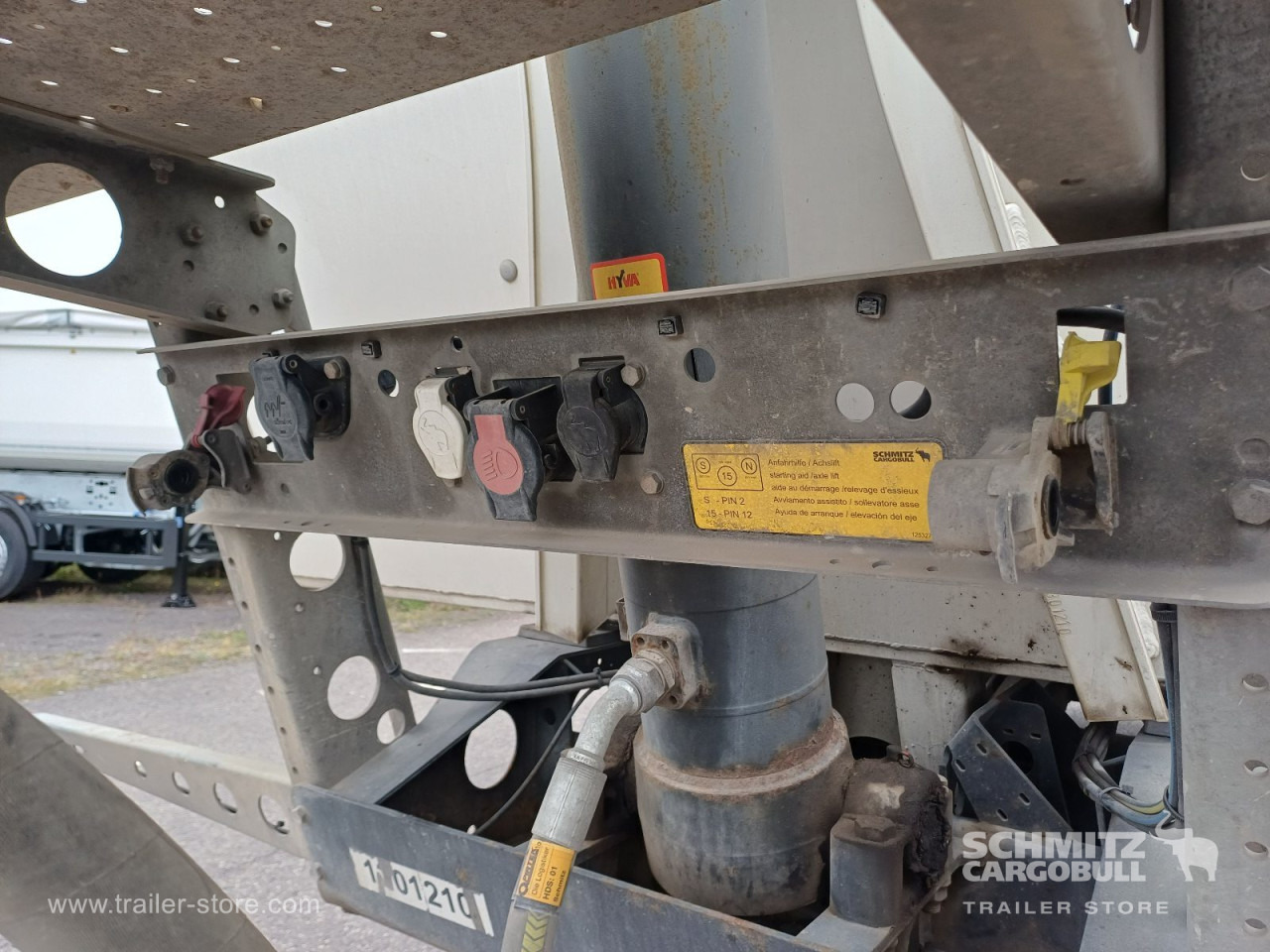 Semi-remorque benne SCHMITZ Auflieger Kipper Alukastenmulde 24m³: photos 10