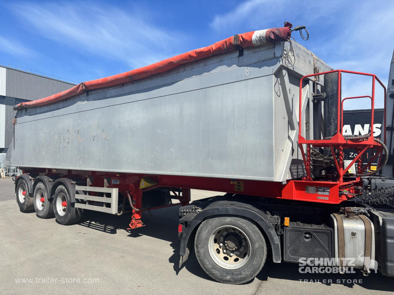 ANDERE Tipper Alu-square sided body 40m³ - Semi-remorque benne: photos 1 ANDERE Tipper Alu-square sided body 40m³ - Semi-remorque benne: photos 1