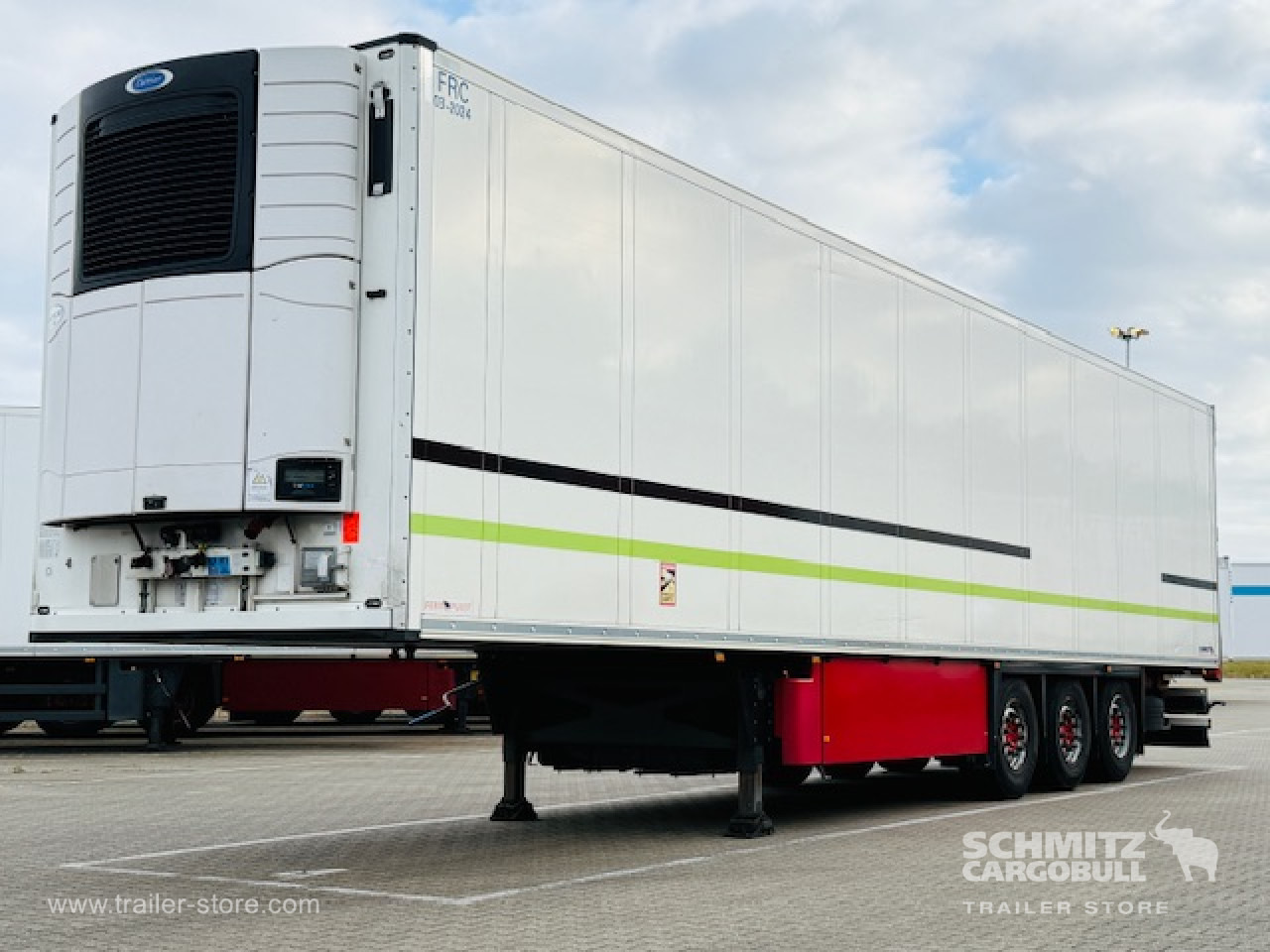 Semi-remorque isothermique SCHMITZ Oplegger Vries Multitemp: photos 1