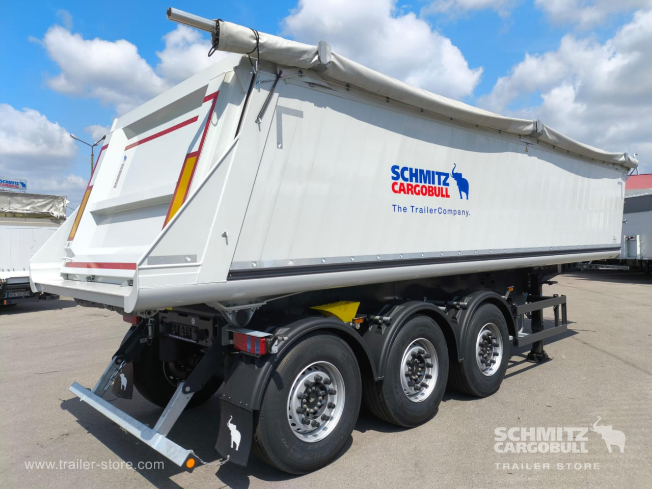 SCHMITZ Tipper alu-square sided body 33m³ - Semi-remorque benne: photos 2 SCHMITZ Tipper alu-square sided body 33m³ - Semi-remorque benne: photos 2