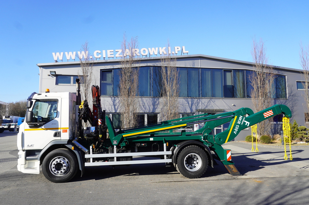 DAF LF 18.310 E6 / Skip loader Fornal NKR 130V / HDS HMF 735 K2 / Manual gearbox - Camion multibenne, Camion grue: photos 3 DAF LF 18.310 E6 / Skip loader Fornal NKR 130V / HDS HMF 735 K2 / Manual gearbox - Camion multibenne, Camion grue: photos 3