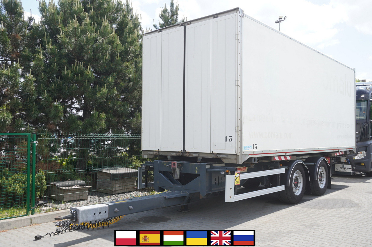 Fruehauf passthrough box trailer 18 EPAL / 2021 / SAF axles - Remorque fourgon: photos 1 Fruehauf passthrough box trailer 18 EPAL / 2021 / SAF axles - Remorque fourgon: photos 1