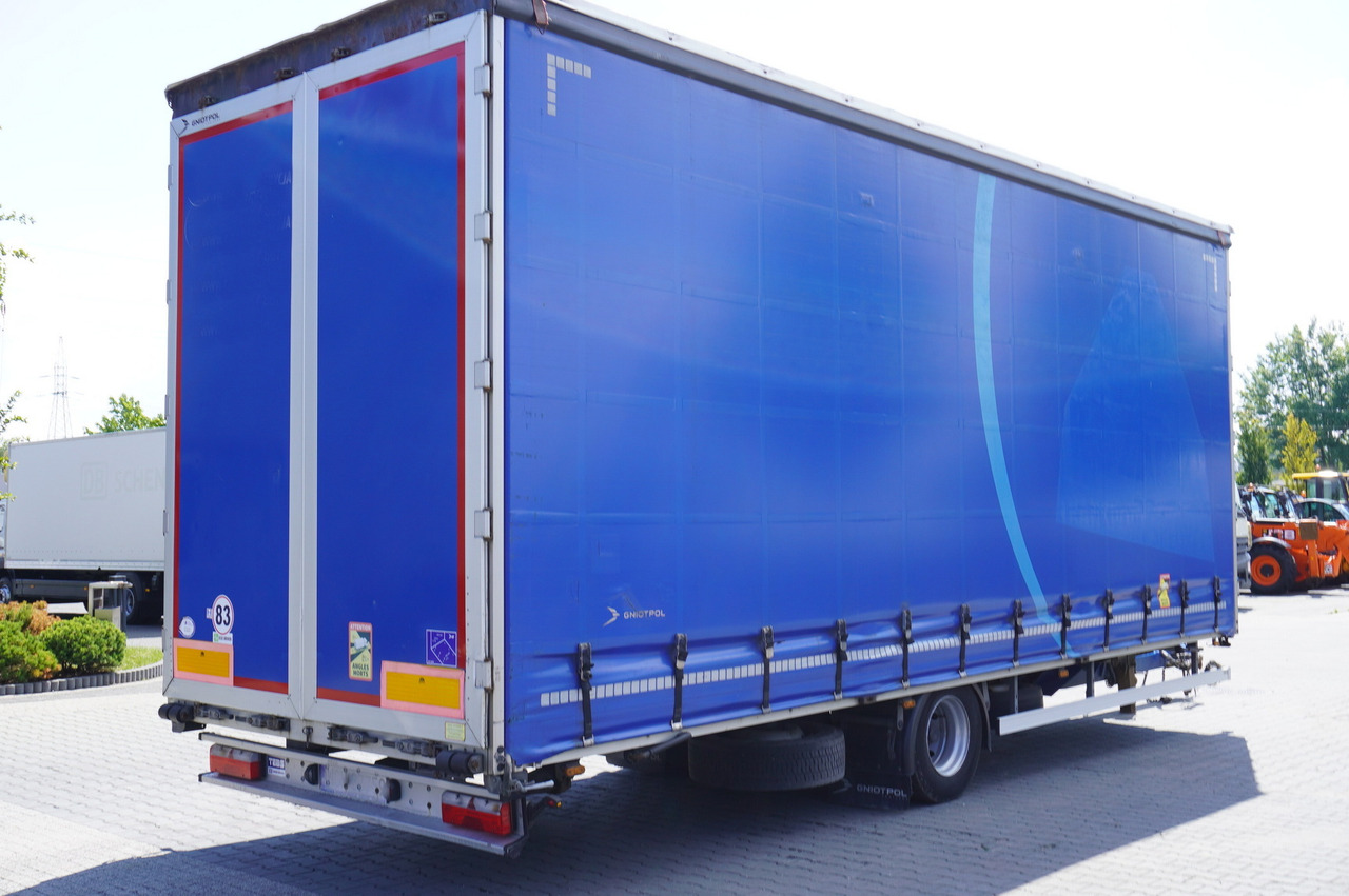 Gniotpol Tandem trailer / 10t / 2018 / 19 pallets - Remorque rideaux coulissants: photos 4 Gniotpol Tandem trailer / 10t / 2018 / 19 pallets - Remorque rideaux coulissants: photos 4