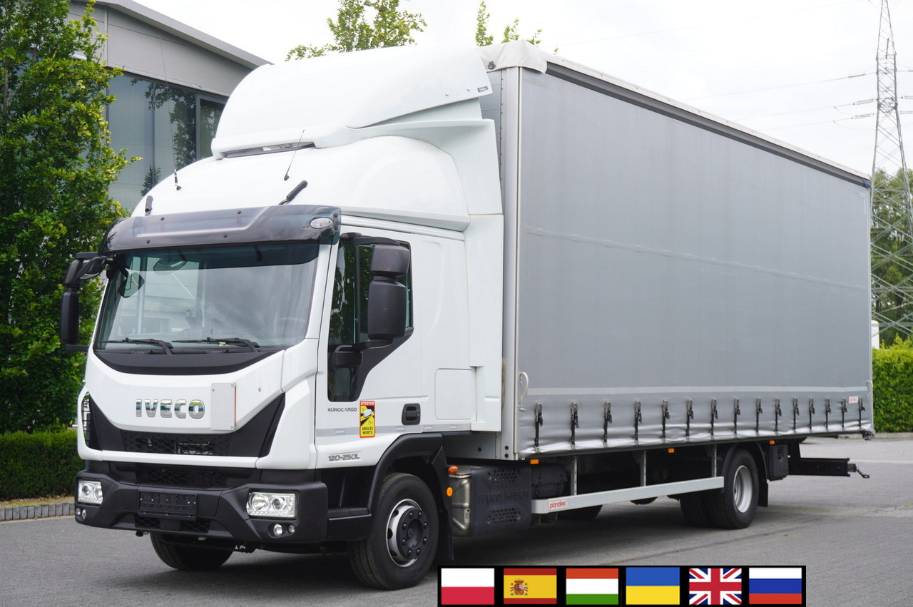 IVECO Eurocargo 120-250L / 40 tho. km !!! / Curtainsider 20 EPAL / 2023 - Camion à rideaux coulissants: photos 1 IVECO Eurocargo 120-250L / 40 tho. km !!! / Curtainsider 20 EPAL / 2023 - Camion à rideaux coulissants: photos 1