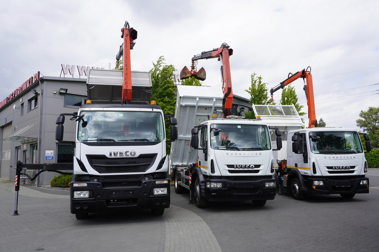 IVECO Stralis 310 E6 / NEW 3-sided tipper / Fassi F135 crane with remote control - Camion benne, Camion grue: photos 3 IVECO Stralis 310 E6 / NEW 3-sided tipper / Fassi F135 crane with remote control - Camion benne, Camion grue: photos 3