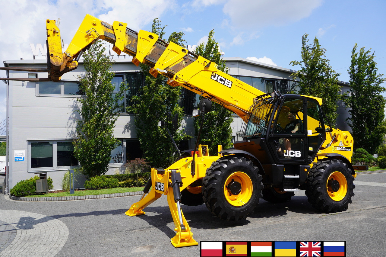 JCB 540-200 Telescopic Loader / 20 m reach / joystick - Chargeuse sur pneus télescopique: photos 1 JCB 540-200 Telescopic Loader / 20 m reach / joystick - Chargeuse sur pneus télescopique: photos 1