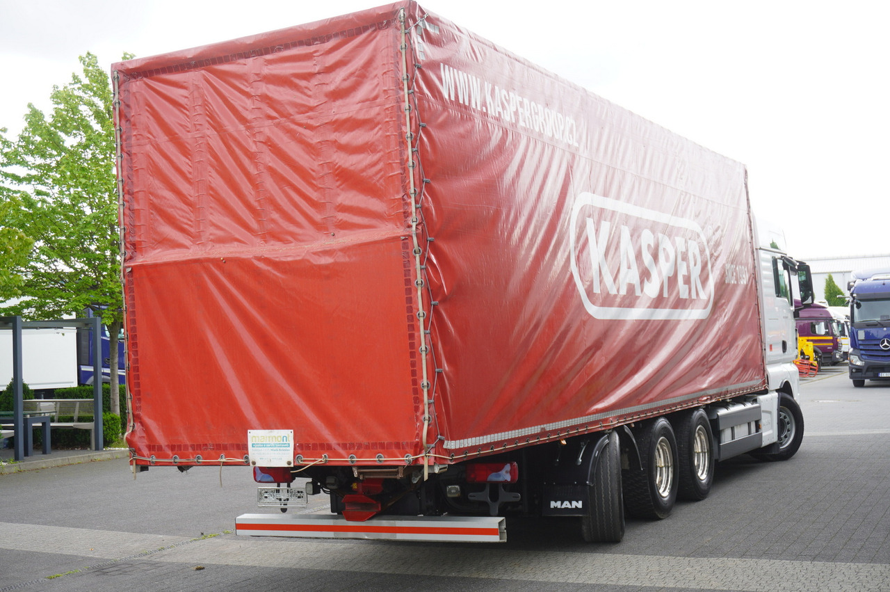 MAN MAN TGX 35.580 E6 8x4 /4 / 23 EPAL tarp superstructure / 4th axle steered - Camion à rideaux coulissants: photos 4 MAN MAN TGX 35.580 E6 8x4 /4 / 23 EPAL tarp superstructure / 4th axle steered - Camion à rideaux coulissants: photos 4