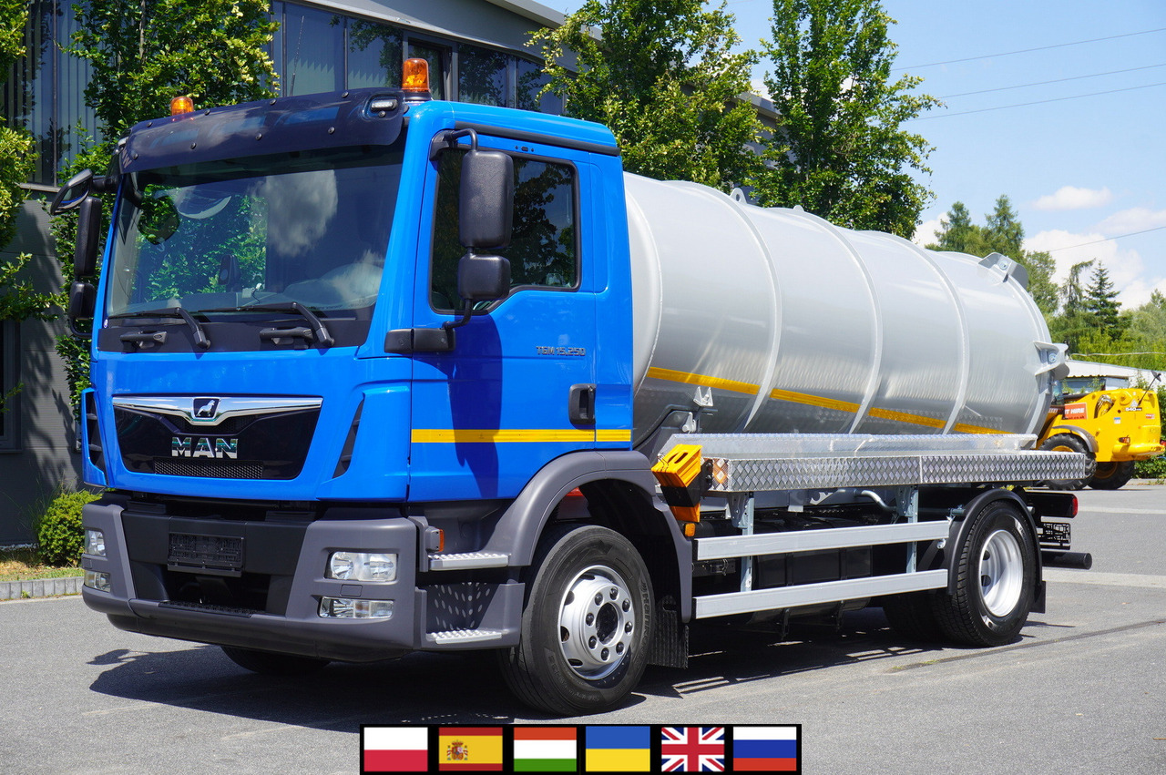 MAN TGM 15.250 / NEW septic tank (07/2025) superstructure 8000 l / 160 tho. km! - Camion citerne: photos 1 MAN TGM 15.250 / NEW septic tank (07/2025) superstructure 8000 l / 160 tho. km! - Camion citerne: photos 1