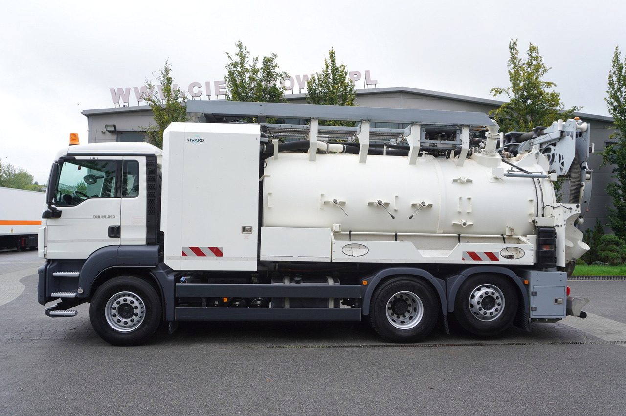 MAN TGS 26.360 E6 / RIVARD sewage cleaner 18 m3 / 180 tho. km / steering axle / 2 units - Camion vidangeur: photos 3 MAN TGS 26.360 E6 / RIVARD sewage cleaner 18 m3 / 180 tho. km / steering axle / 2 units - Camion vidangeur: photos 3