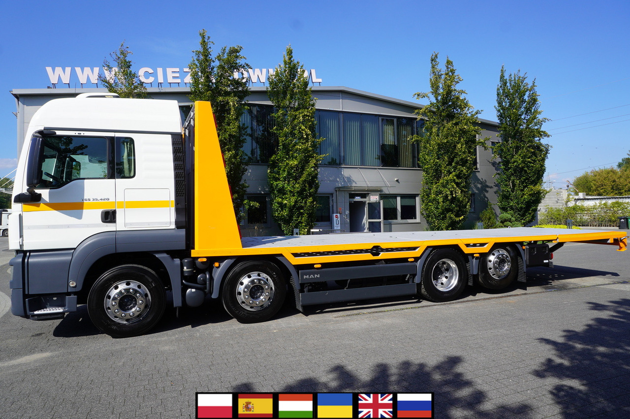 MAN TGS 35.420 8×2 / New tow truck / 3 steered axles / 20 T cap. / Sleeper cab - Remorqueuse: photos 1 MAN TGS 35.420 8×2 / New tow truck / 3 steered axles / 20 T cap. / Sleeper cab - Remorqueuse: photos 1