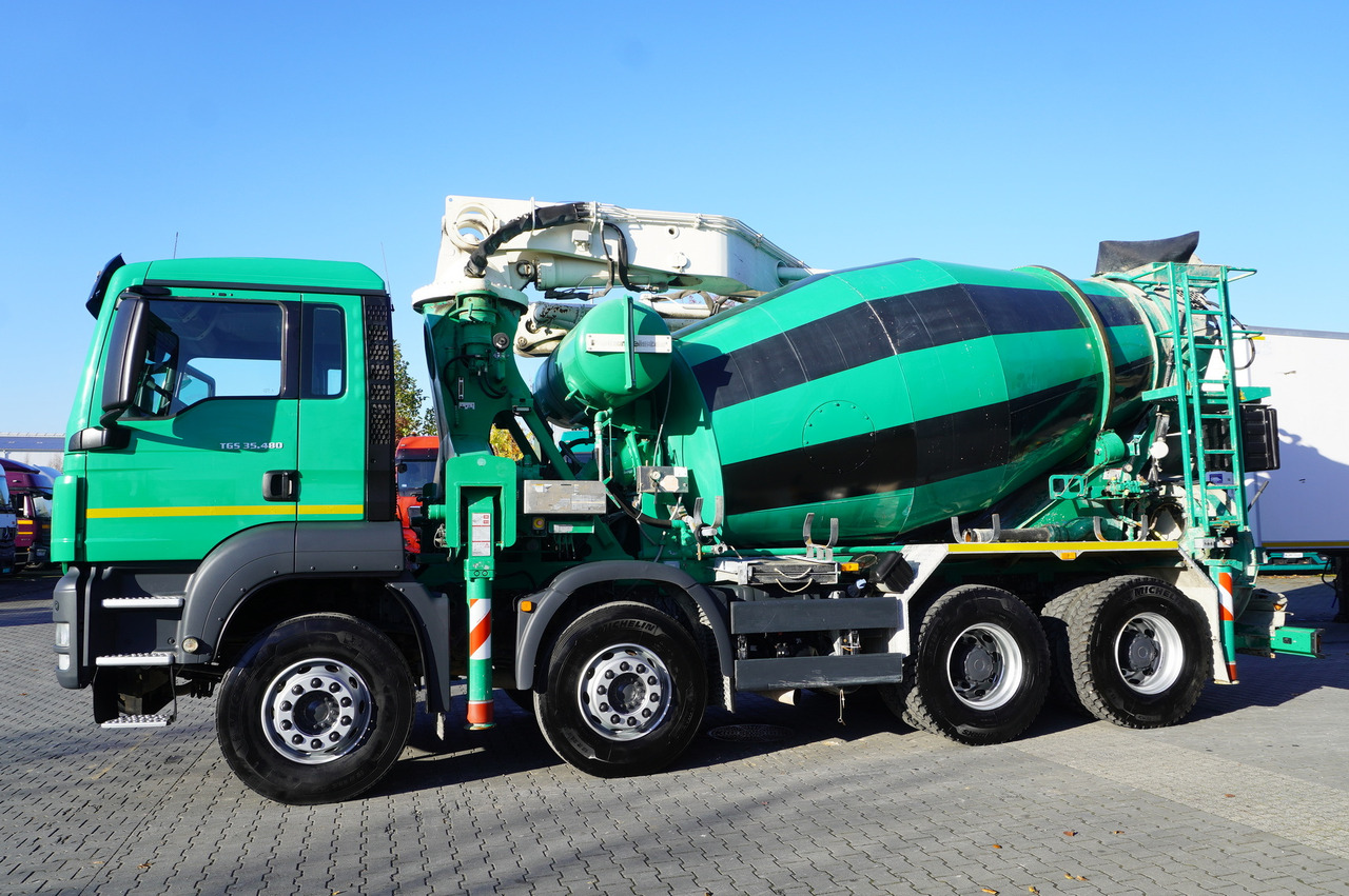 MAN TGS 35.480 8x4 Concrete Mixer Pump truck / Putzmeister M24-3 / 1600 MTH! - Camion pompe: photos 3 MAN TGS 35.480 8x4 Concrete Mixer Pump truck / Putzmeister M24-3 / 1600 MTH! - Camion pompe: photos 3