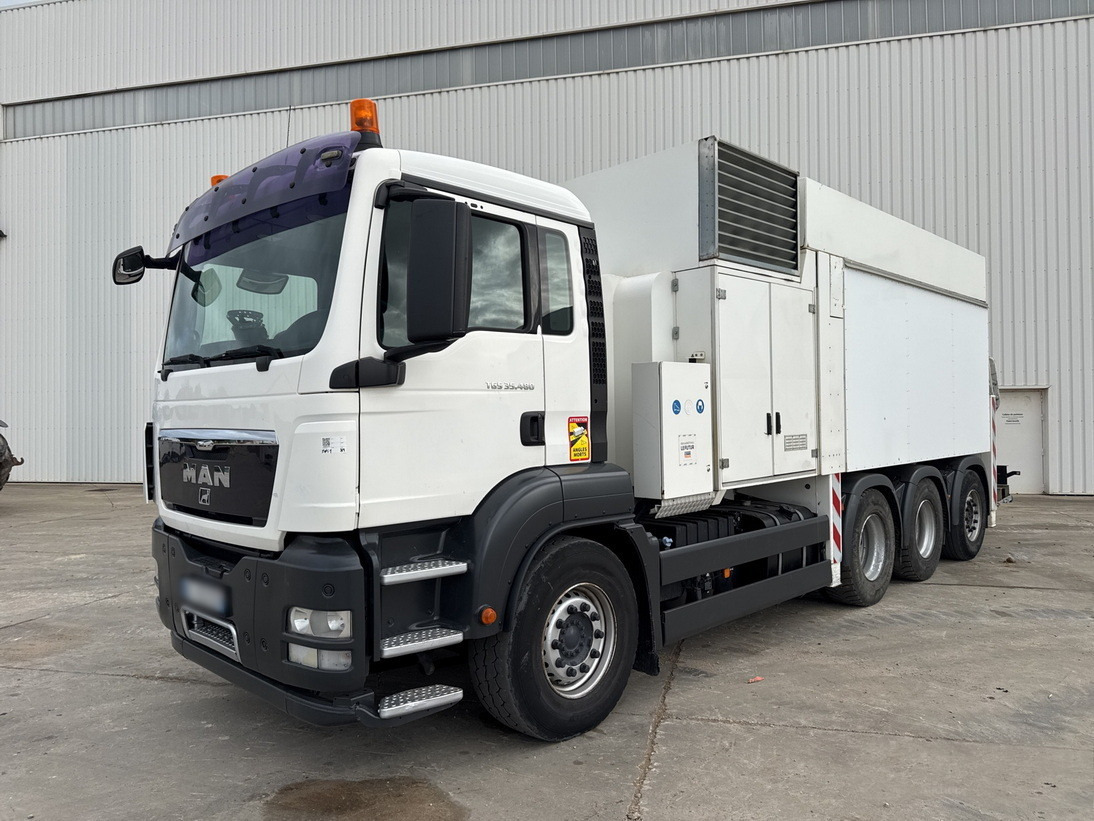 MAN TGS 35.480 8x4 / MTS 4A14T 36.000V vacuum truck / 10 m3 - Camion vidangeur: photos 2 MAN TGS 35.480 8x4 / MTS 4A14T 36.000V vacuum truck / 10 m3 - Camion vidangeur: photos 2