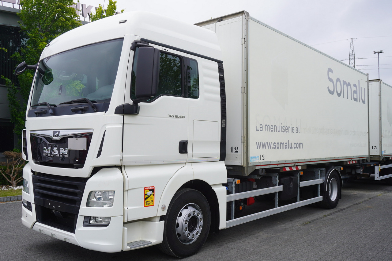 Camion fourgon MAN TGX 18.430 / 18 EPAL box / Fruehauf 18 EPAL box trailer / 2021: photos 7
