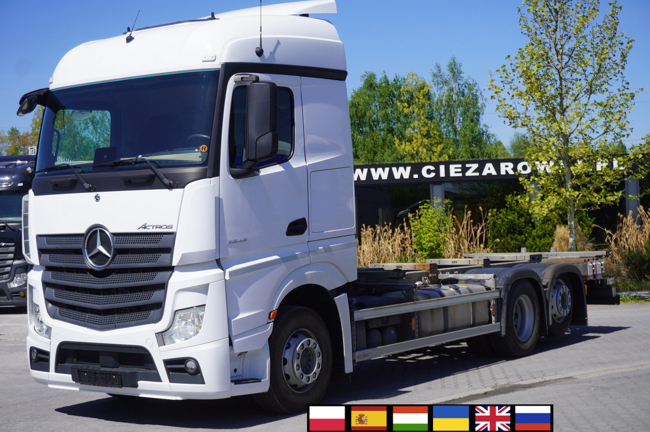 MERCEDES-BENZ Actros 2545 6×2 MP5 / Full ADR / BDF - Camion porte-conteneur/ Caisse mobile: photos 1 MERCEDES-BENZ Actros 2545 6×2 MP5 / Full ADR / BDF - Camion porte-conteneur/ Caisse mobile: photos 1
