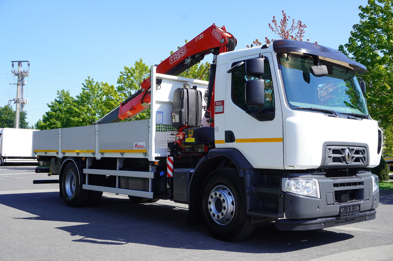 RENAULT C280 DTI 8 / FASSI crane 5.6 T / range 8 m / Flatbed 15 EPAL — crédit-bail RENAULT C280 DTI 8 / FASSI crane 5.6 T / range 8 m / Flatbed 15 EPAL: photos 7