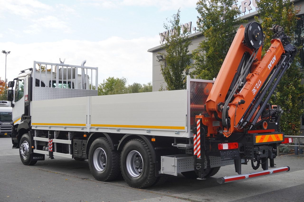 RENAULT C380 Comfort 6x4 / Atlas 172.3E crane / Range 12.3 m / capacity 6.1 t / Flatbed 17 EPAL - Camion plateau, Camion grue: photos 5 RENAULT C380 Comfort 6x4 / Atlas 172.3E crane / Range 12.3 m / capacity 6.1 t / Flatbed 17 EPAL - Camion plateau, Camion grue: photos 5