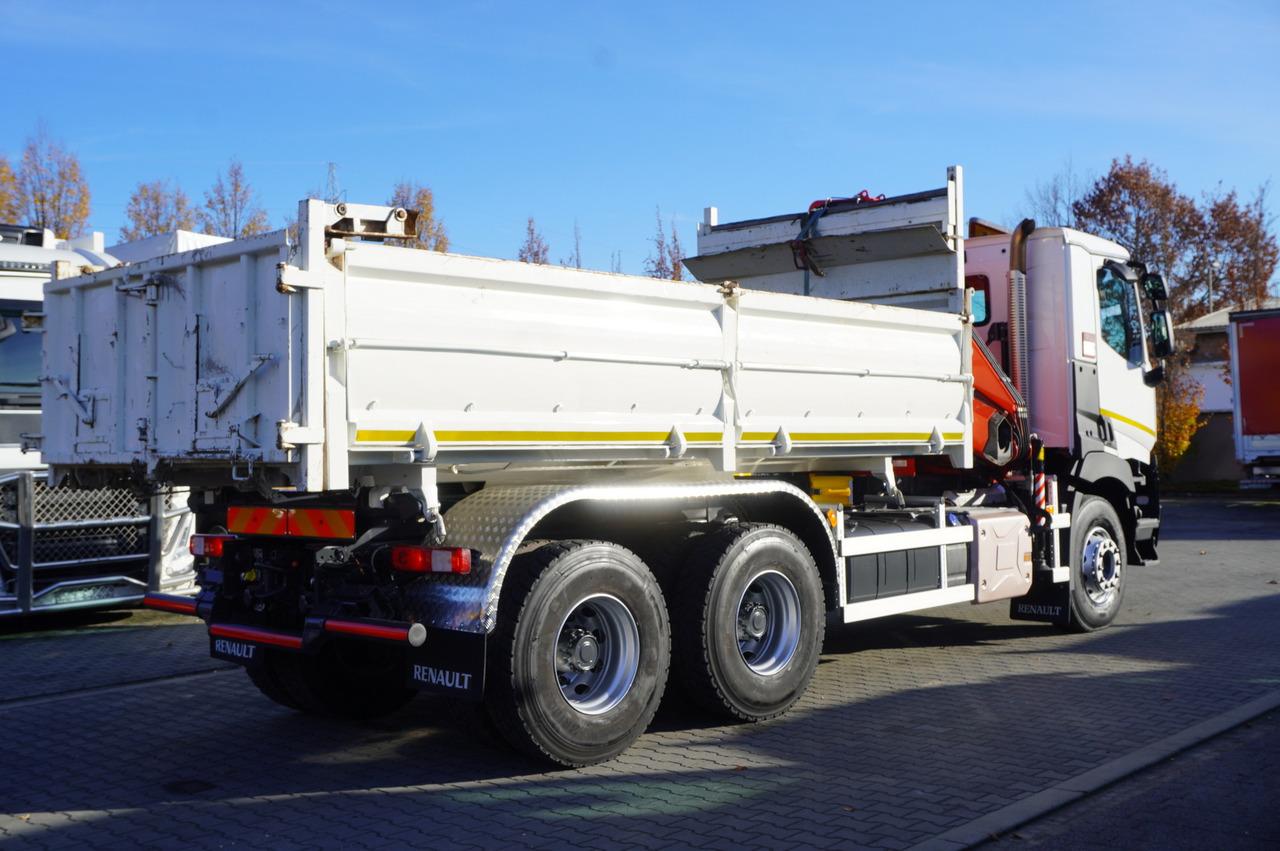 RENAULT C380 E6 6×4 / HDS Fassi F135 2700 MTH / Range 8 m / 5.6 t lifting capacity / 3-side tipper / Bortmatic - Camion benne, Camion grue: photos 4 RENAULT C380 E6 6×4 / HDS Fassi F135 2700 MTH / Range 8 m / 5.6 t lifting capacity / 3-side tipper / Bortmatic - Camion benne, Camion grue: photos 4