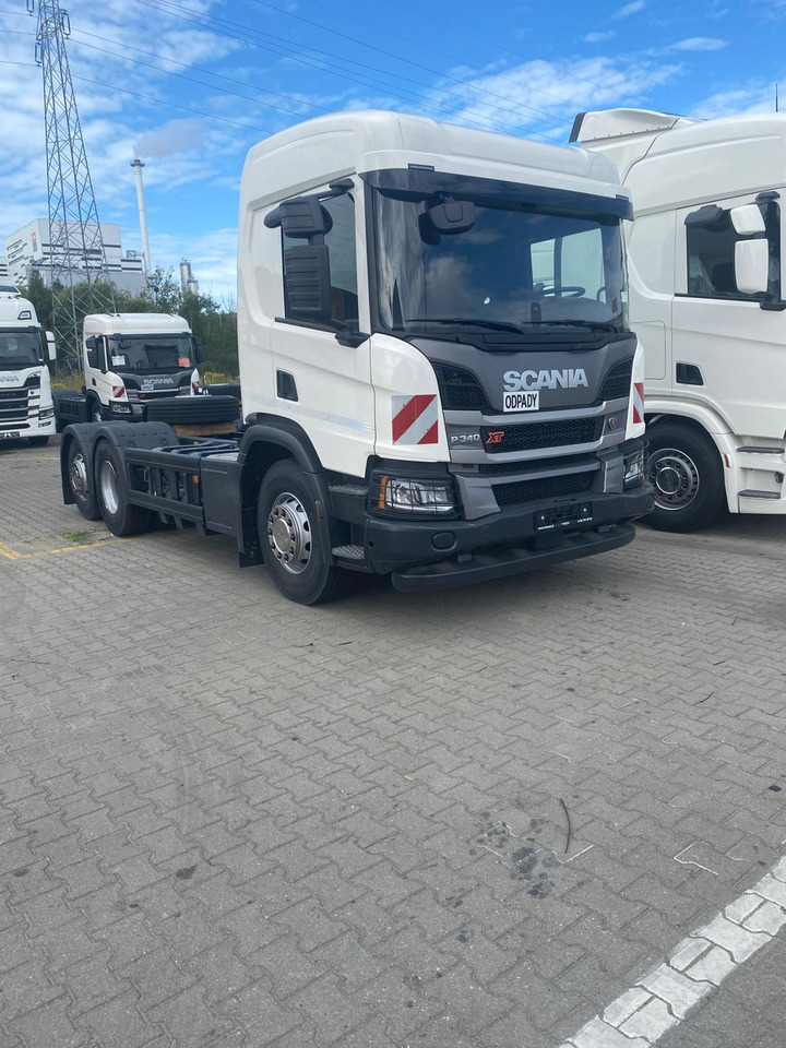 SCANIA NEW Scania P 340 B6x2*4NA / chassis frame / steering axle / CNG / large cab / 8 units - Châssis cabine: photos 2 SCANIA NEW Scania P 340 B6x2*4NA / chassis frame / steering axle / CNG / large cab / 8 units - Châssis cabine: photos 2
