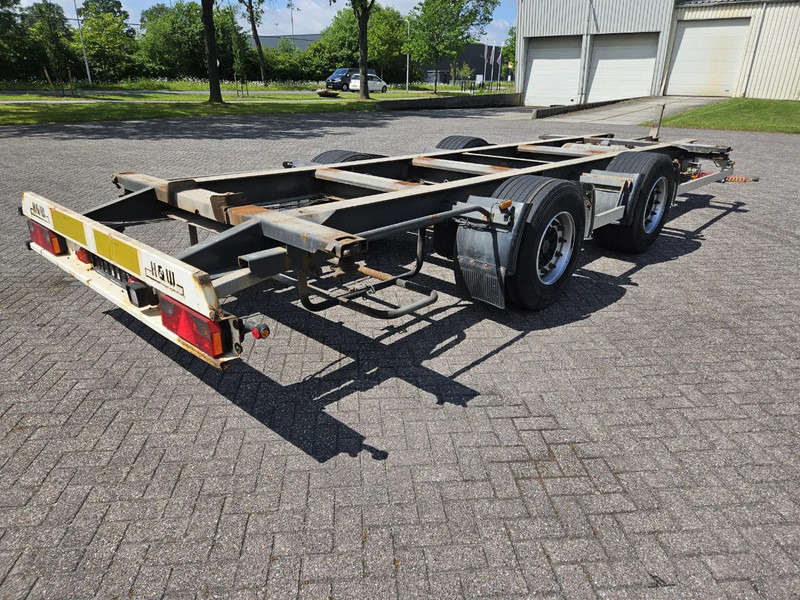 Remorque porte-conteneur/ Caisse mobile H&W TCAB 1878 | BDF Wechsel | MB Axles: photos 1