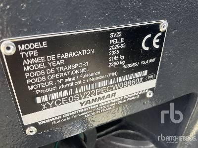 YANMAR SV22 (Unused) - Mini pelle: photos 5 YANMAR SV22 (Unused) - Mini pelle: photos 5